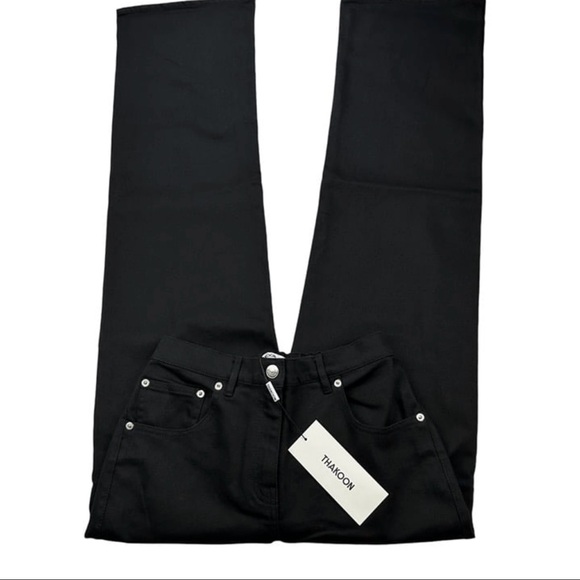 Thakoon Black High Waisted Denim pant. Sz 2. $145 - Picture 5 of 10